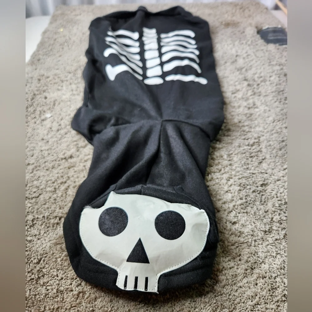 Pet Costume skeleton hoodie